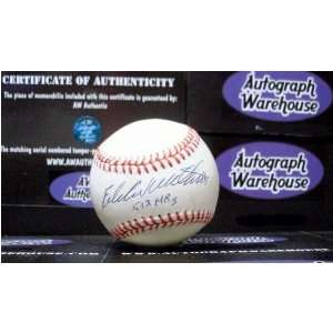   National League Baseball Inscribed 512 HRs (Milwaukee Braves): Sports