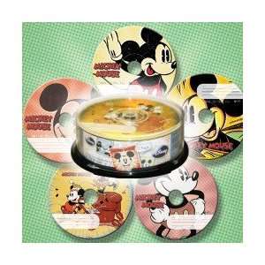  Classic Mickey Images Cake Box 16X 4.7GB DVD R Bulk (25 