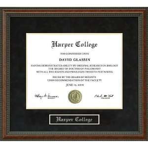  Harper College Diploma Frame