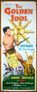 BOMBA   THE GOLDEN IDOL, 1954, Johnny Sheffield  