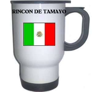  Mexico   RINCON DE TAMAYO White Stainless Steel Mug 