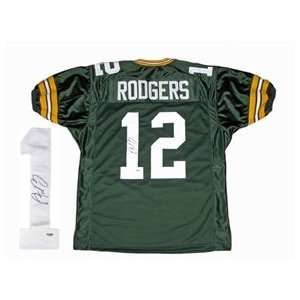  Signed Aaron Rodgers Jersey   Home   Autographed NFL 