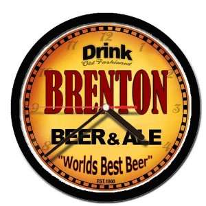  BRENTON beer and ale cerveza wall clock: Everything Else