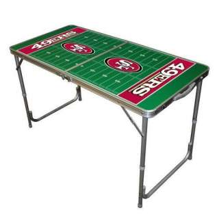 San Francisco 49ers 2 x 4 Tailgate Table New!  