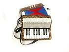 Piano ACCORDION   BLUE 17 keys + 8 Bass Pads   Key C