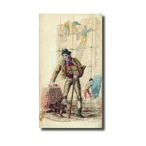The Bricklayers Labourer From Ackermanns world In Miniature Giclee 
