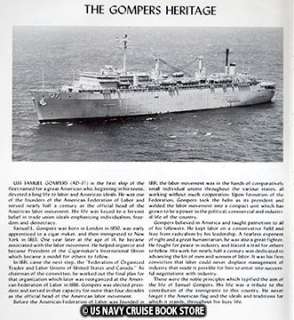 USS SAMUEL GOMPERS AD 37 WESTPAC CRUISE BOOK 1984  