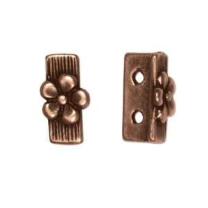   Double Bead Strand Spacer Floral Bar 10.5mm (2) Arts, Crafts & Sewing