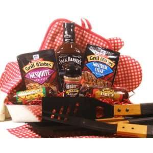 Fire It Up BBQ Gift Basket   A Great Birthday Gift Idea for Him 