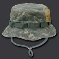 Black Vintage Washed Military Boonie Hat Hats   4 Sizes  