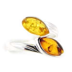  Ring silver Inspiration amber.   Taille 52 Jewelry