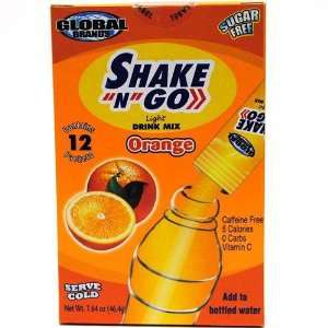 SHAKE N GO LIGHT ORANGE DRINK MIX:  Grocery & Gourmet Food
