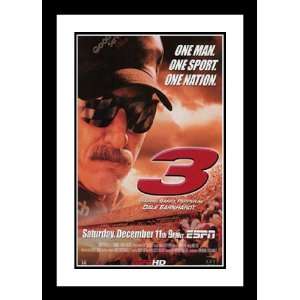 com 3 The Dale Earnhardt Story 32x45 Framed and Double Matted Movie 