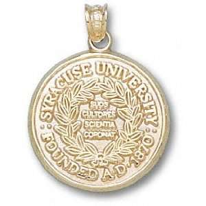 Syracuse Orange Solid 10K Gold Official Seal Pendant