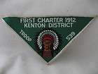 Boy Scout patch new FIRST CHARTER 1912 KENTON DISTRICT Troop 539 