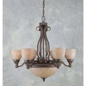  Forte Lighting 2377 09 09 Desert Stone Rustic / Country 9 