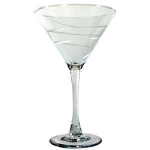  Spiral Martini Glasses