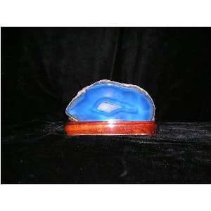  Agate On Woodbase Celestial Light  Medium