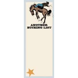  Hatley Another Bucking List Magnetic Notepad Office 