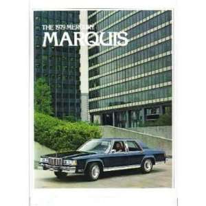    1979 MERCURY MARQUIS Sales Brochure Literature Book: Automotive