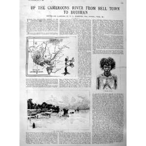   : 1886 Cameroons River Duala Woman Bell Town Budiman: Home & Kitchen