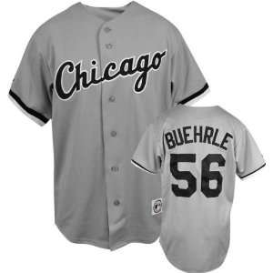  Mark Buehrle Majestic MLB Road Grey Replica Chicago White 