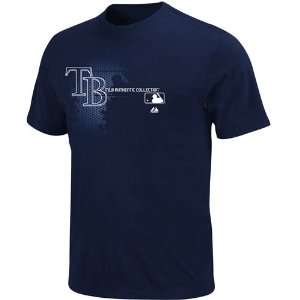   Authentic Collection Change Up T Shirt   Navy Blue: Sports & Outdoors