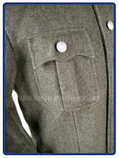 WW2 German Officer Type fieldgrey Wool Feldrock L  