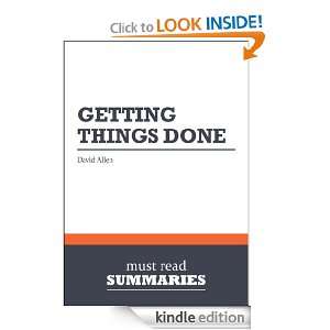 Summary: Getting things done   David Allen: The Art of Stress Free 