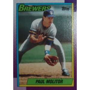  1990 Topps #360 Paul Molitor: Sports & Outdoors