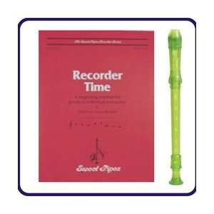  Yamaha Green Recorder & Recorder Time Book: Musical 