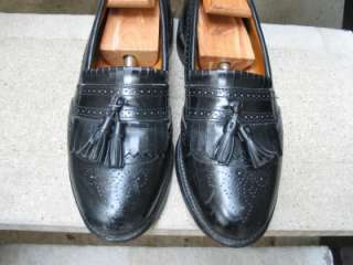 Allen Edmonds Mens Black Loafers Used Shoes 9.5 C  