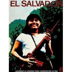  18x24 Political Poster. Day of World Solidarity with El SALVADOR 