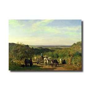  Suresnes Or The Grape Harvest At Suresnes Giclee Print
