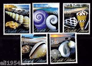 Norfolk Island Sea Shells mint NH  