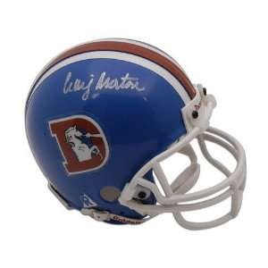  Craig Morton Denver Broncos Autographed Mini Helmet 