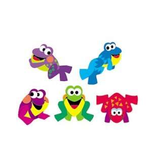   TREND ENTERPRISES INC. STICKER FROG FUN SUPERSHAPES 