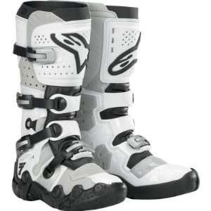  Alpinestars Tech 7 Supermoto Boots , Color: White, Size: 9 