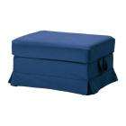 New IKEA Ektorp Bromma Footstool Ottoman Cover Blue  