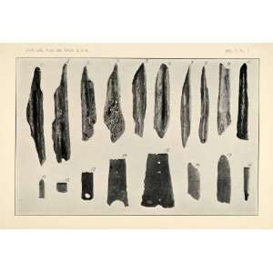  1910 Print Ancient American Ethnology Archaeology Bone Archaeology 