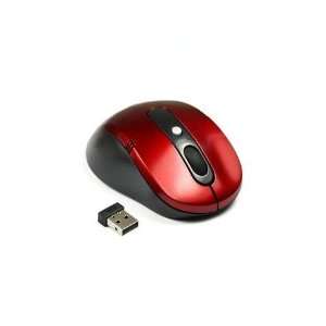  Super! 2.4g Wireless Optical USB 5 Buttons Mouse *Red 