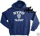BLUE POLICE NEW YORK POLICE DEPARTMENT BACK T SHIRT TEE MEN UNISEX NEW 