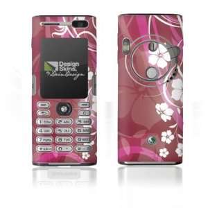   Skins for Sony Ericsson K600i   Pink Flower Design Folie: Electronics