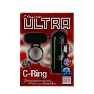  California Exotics 7 Function Ultra Vibrating C Ring 