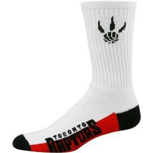  Toronto Raptors Tri Color Team Logo Tall Socks: Sports 