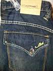  Denim Jeans Button Fly Style Jenny Pacino BSC  #2430FP32 $88 Sz 34x32