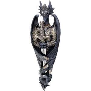 On Sale  The Dragons Forbidden Blade Sword and Sculptural Holder