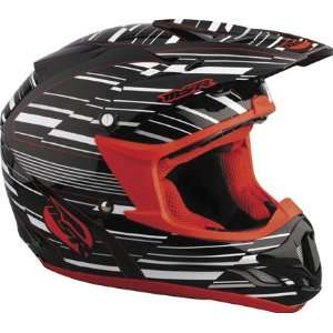  MSR Velocity Graphics Helmet , Size: Lg, Color: Red/Black 