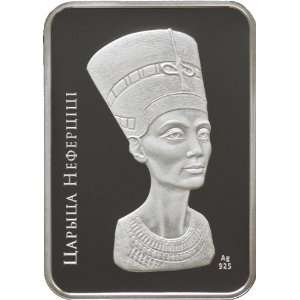   20 Roubles World of Sculpture Nefertiti 28,28g Silv 