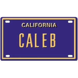  Caleb Mini Personalized California License Plate 